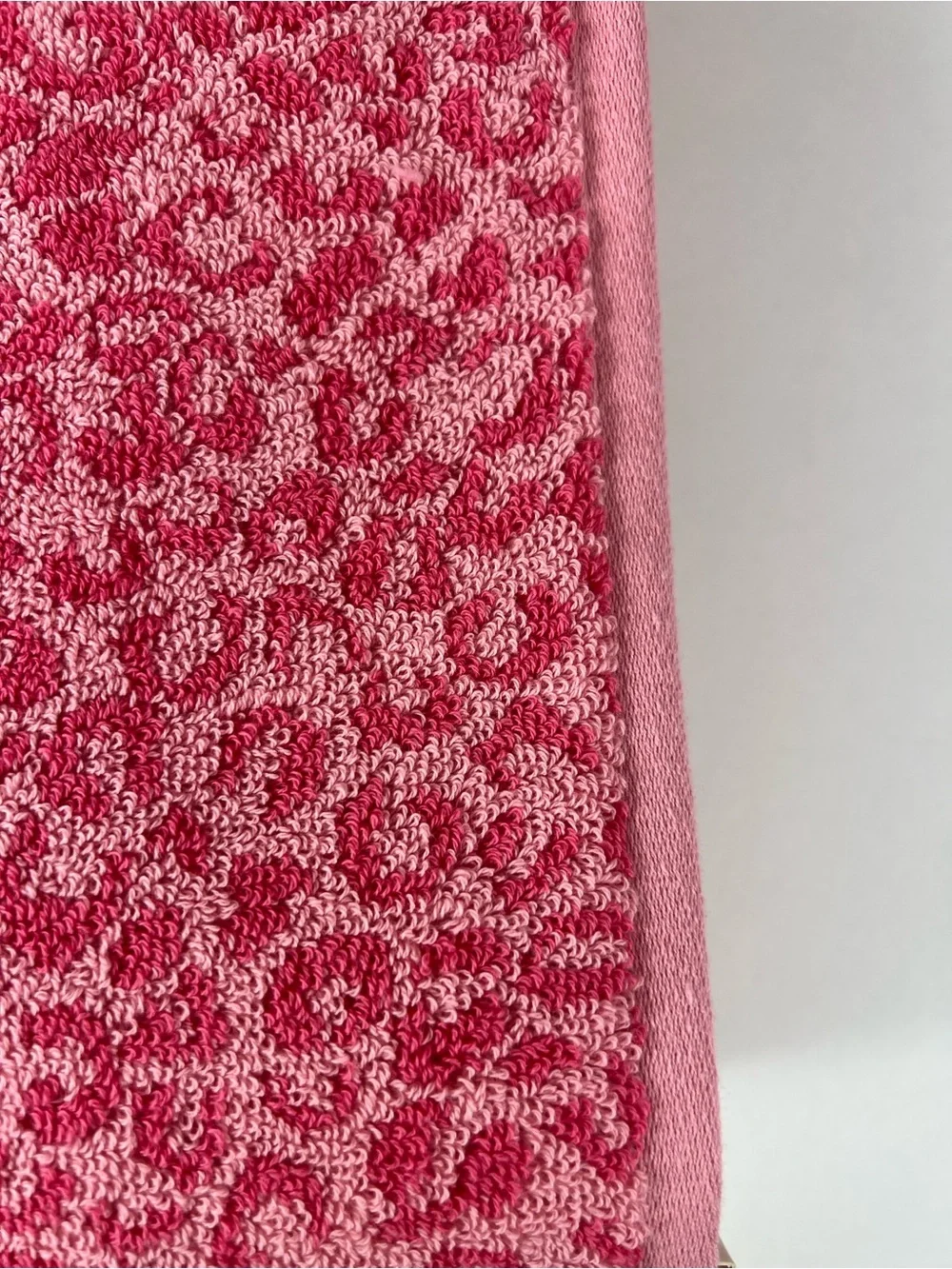 Rachel Zoe Bath Towel Set Pink Leopard Animal Print Soft 100% Cotton 2 Pc NEW